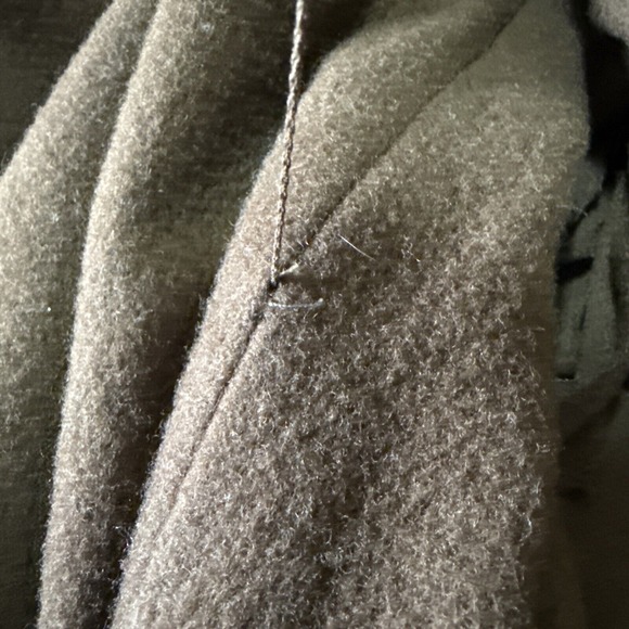 Vtg Women's Spiegel Sz 14 Brown Fringed Coat USA UNION MADE Western Look Pockets - Picture 11 of 13